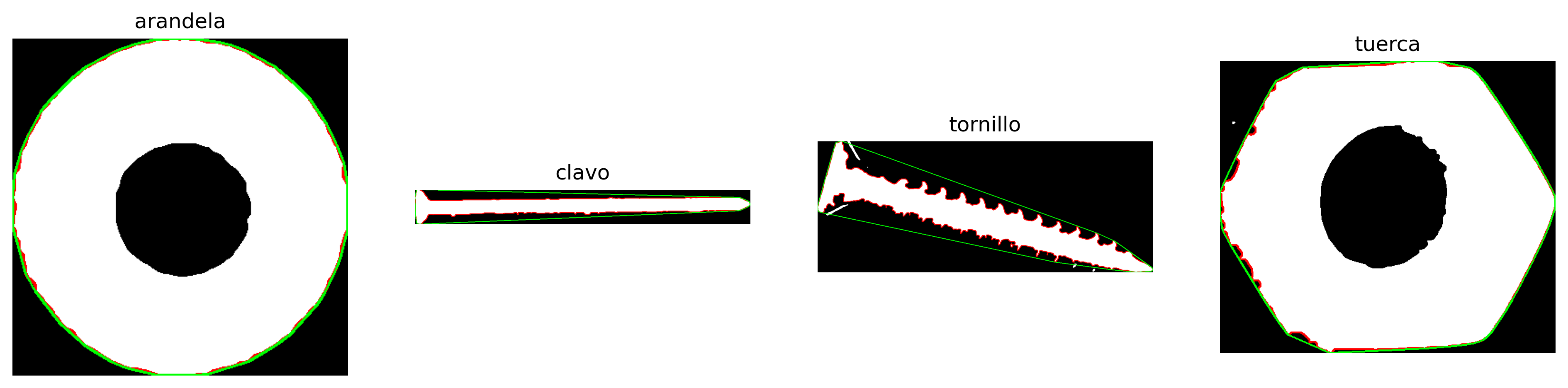 Segmented and cropped parts ready for classification